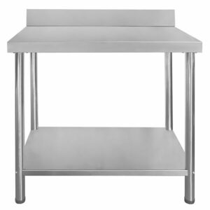 Nerezový pracovný stôl 150x60cm (s lemom)