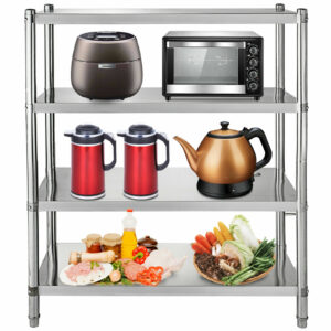 Nerezový regál 4 police 120x155cm