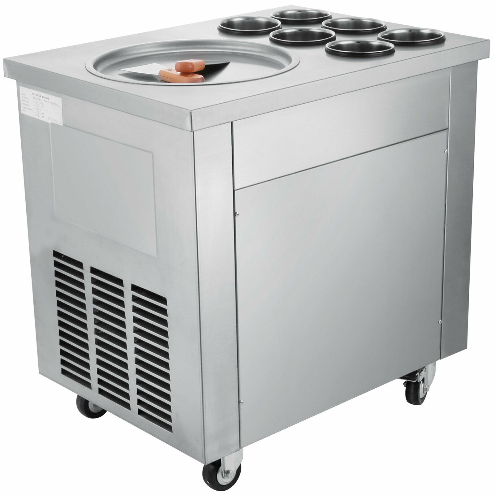 Stroj na thajskú (rolovanú) zmrzlinu - 740W – Obrázok 3