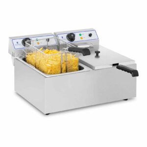 Dvojitá elektrická fritéza - 2x17L