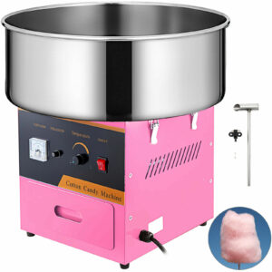 Stroj na cukrovú vatu - 1000W (ružový)