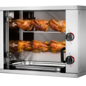 Elektrický gril na kurčatá - 2 ihly pre 6 kurčiat