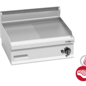 Plynová grilovacia platňa kombinovaná - 60 x 60 cm