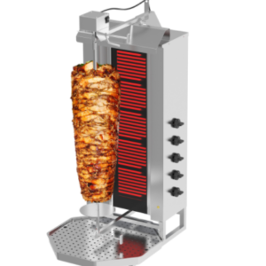 Elektrický gril na kebab/gyros - 5 horákov - max. 80 kg