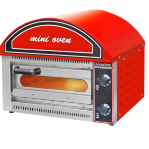 Mini pizza pec pre 1 pizzu - veľkosť 34 cm, červená