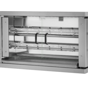 Plynový gril na kurčatá - 2 ihly pre 12 kurčiat - rozmery 1098x480x640mm