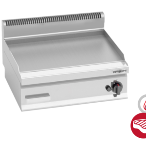 Plynová grilovacia platňa hladká - 60 x 60 cm