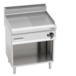 Plynová grilovacia platňa kombinovaná so stojanom - 60 x 60 cm