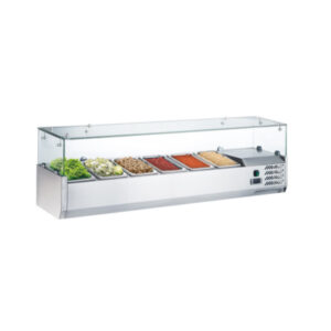 Chladiaca vitrína / Pultová vitrína 6xGN 1/3