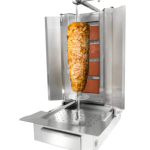 Plynový gril na kebab/gyros s motorom dole - 4 horáky | 60kg