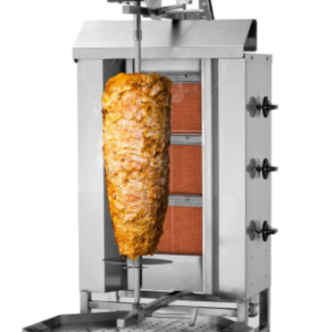 Plynový gril na kebab - 3 horáky | 40kg