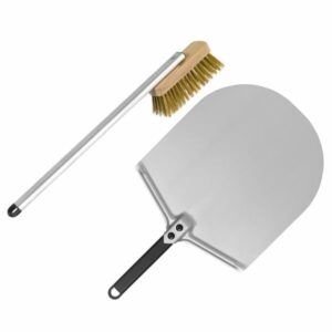 Sada lopata na pizzu - 30cm (s kefou na vymetanie)