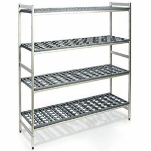 Hliníkový regál (eloxovaný) 770x1685 mm