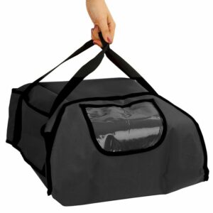 Izolovaná termotaška na pizzu PBI16S (čierna)