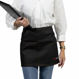 Unisex zástera black-jeans - 2ks