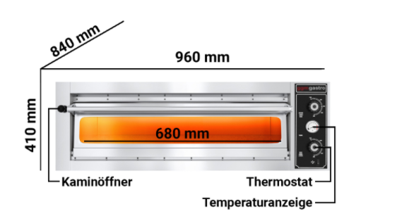 Pizza pec pre 4 pizzy - veľkosť 33 cm – Obrázok 4