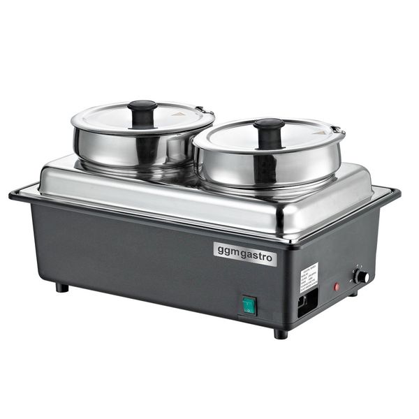 Ohrievač polievky Bain Marie - 2x6,5L