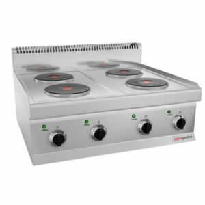 Elektrický sporák so štyrmi platničkami - výkon 9,2 kW