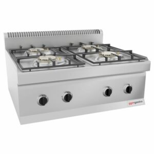 Plynový sporák s 4 horákmi - 14 kW