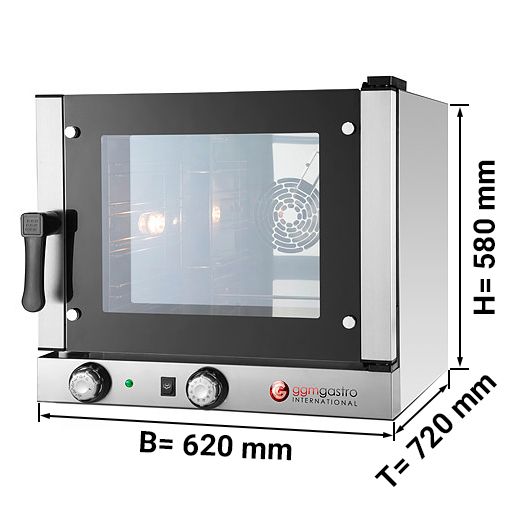 Elektrická konvektomat rúra - 600x400mm - HB443M – Obrázok 4