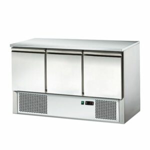 Chladiaci stôl s pevnou pracovnou plochou - 1,37 x 0,7 m, 3 dvere