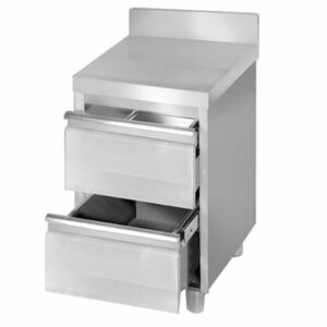 Zásuvková skrinka s lemom SS2K57A - 0,5 x 0,7 m (2 zásuvky)