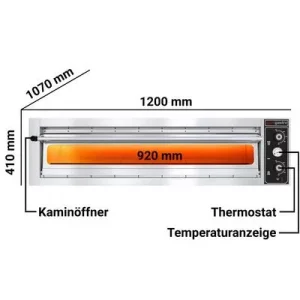 Pizza pec pre 9 pízz - veľkosť 30 cm, model PEI30BB
