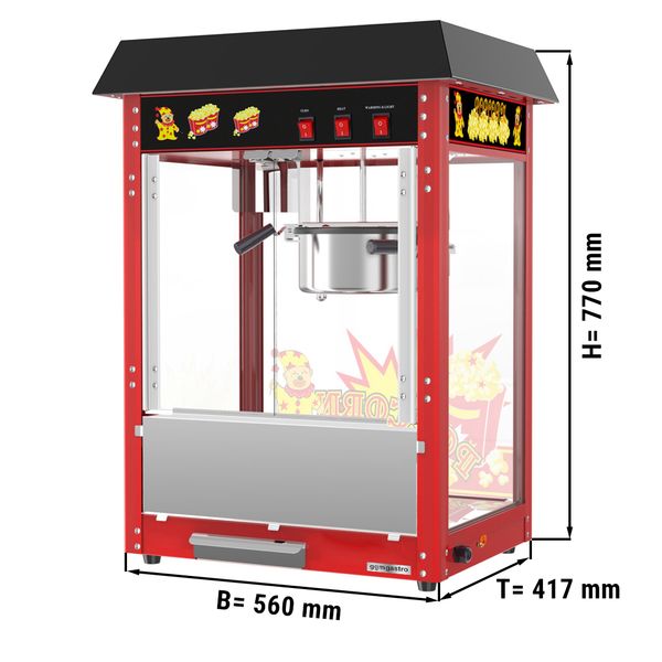 Stroj na popcorn 1462W 5kg/h (čierny) – Obrázok 5