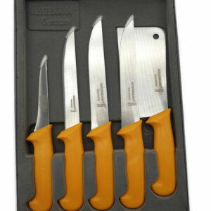 4-dielna sada nožov a sekáč