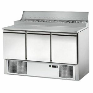 Chladiaci stôl pre pizzu s vitrínou 1,37 x 0,7 m - model SAG147AND