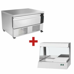Ohrievač jedla s mraziacim stolom – 1 zásuvka