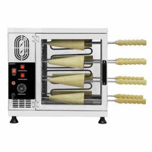 Pec na výrobu trdelníkov vrátane 16 špicatých ražňov