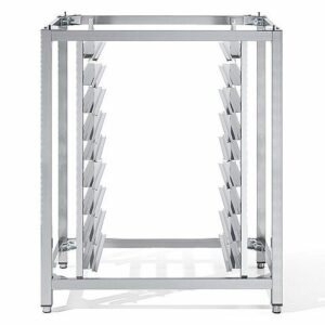 Podstavec pod konvektomat s držiakom na plechy 4xGN + 4EN