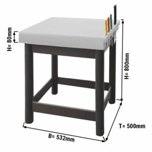 Polyetylénový mäsiarsky stôl