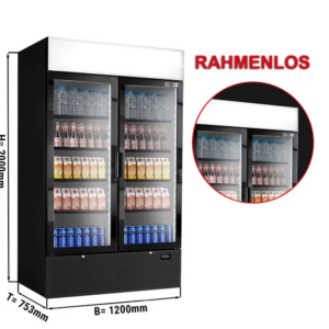 Chladnička na nápoje 1048l čierna