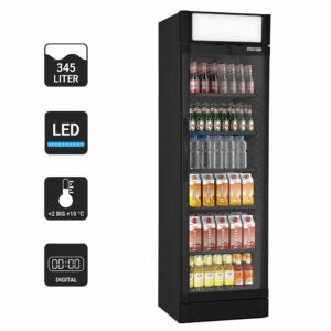 Chladnička na nápoje – 347L, čierna