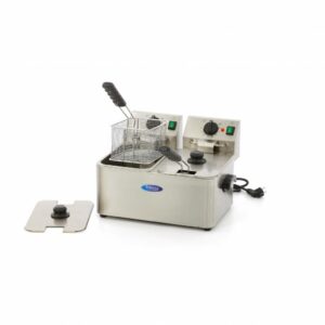 Fritéza elektrická Maxima – dvojitá, 2x4l