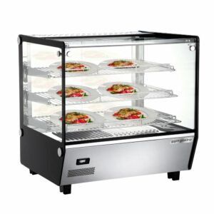 Ohrevná vitrína nerezová – 120l