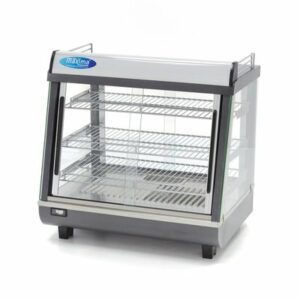 Ohrevná vitrína Maxima – nerezová, 96l, 09400785