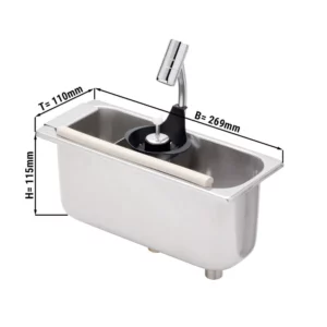 Sprchová hlavica pre zmrzlinovú lopatku