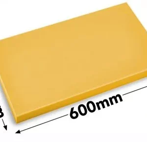 Krájacia doska – 40x60 cm – 2 cm hrúbka – žltá
