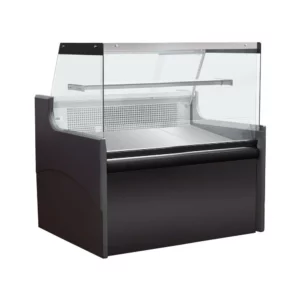 Chladiaci mäsový pult – 128 cm – 120 litrov – čierny