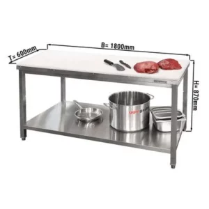 Mäsiarsky stôl 1,8 x 0,6 m