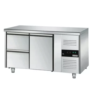 Chladiaci pult ECO – 136 x 70 cm – 1 dvere a 2 zásuvky 1/2