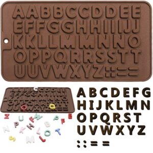 Silikónová forma na čokoládu - písmena