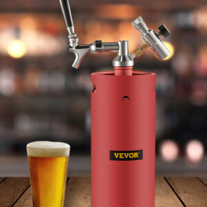 Výčapné zariadenie na pivo s tlakomerom, 8 L