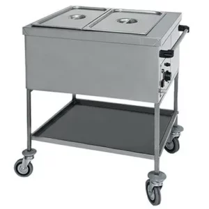 Výdajný stôl s ohrevom - 2x GN 1/1