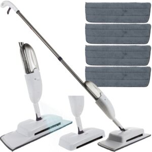 Rozprašovací mop 2 v 1 s tromi náhradnými hlavicami