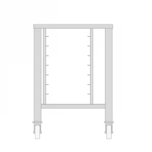 Stôl na kolieskach pre konvektomat Maxima - 5x GN 2/3