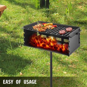 Záhradný gril na uhlie - rozmer 63x43 cm